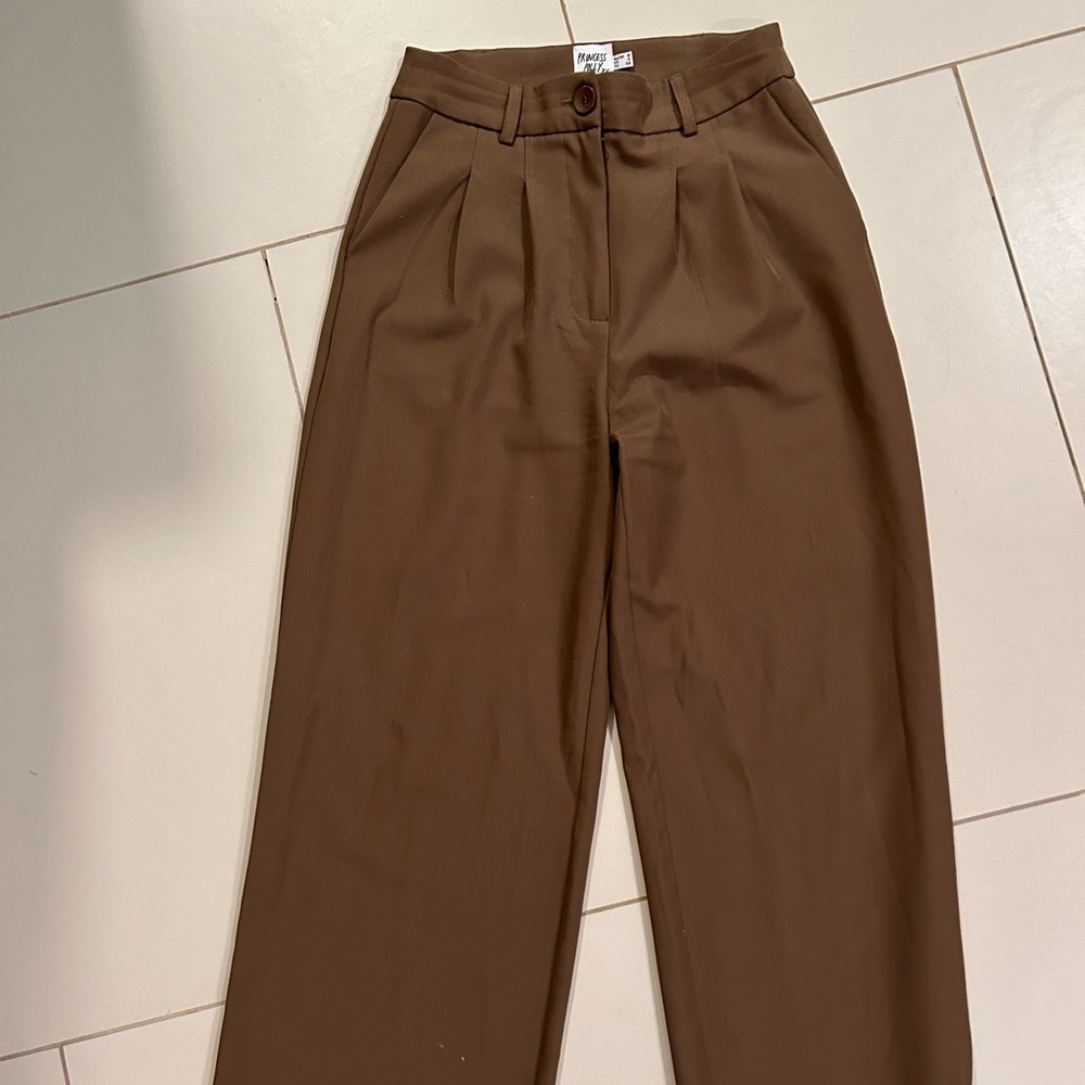 Princess Polly Archer pants brown lower impact